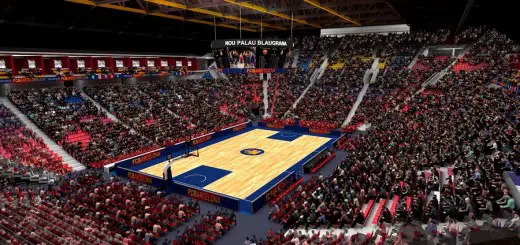 New FC Barcelona Arena - New Palau Blaugrana Internal Bowl