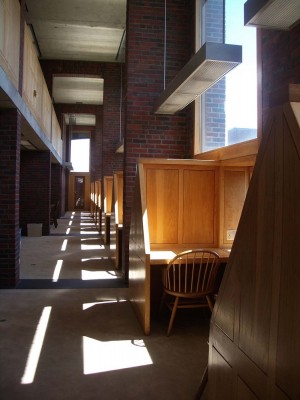 Phillips Exeter Library carrels