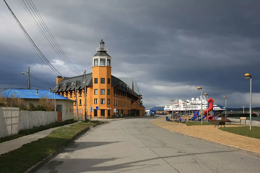 Puerto Natales, Chile, location of hotel design by German del Sol architects