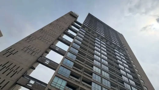 Trellick Tower building London facade