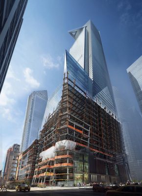 30 Hudson Yards tower construction