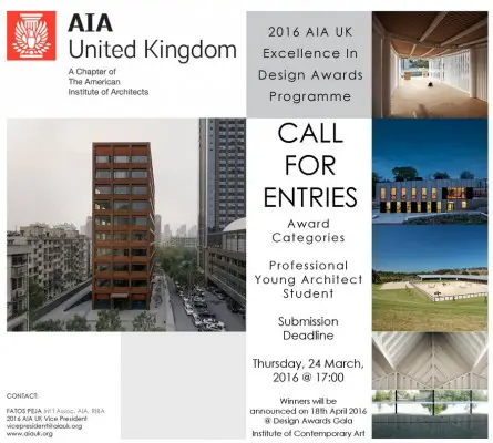 AIA UK Excellence In Design Awards