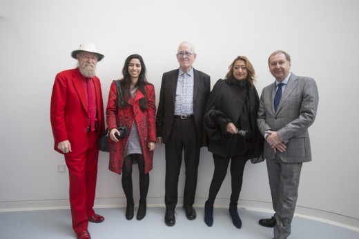 Dame Zaha Hadid, Mike Davies and Sir Peter Cook