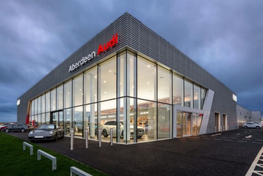 Dundee Audi Garage building