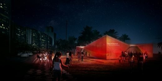 Danish Olympic Pavilion at Ipanema Beach by Henning Larsen Architects
