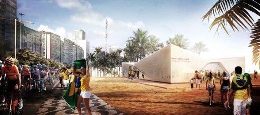 Danish Olympic Pavilion at Ipanema Beach