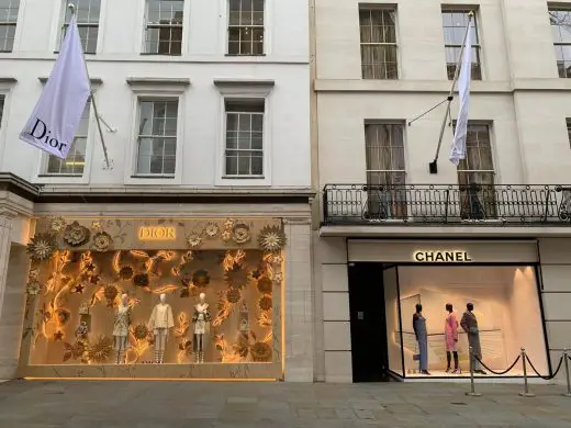 Dior Chanel shops Bond Street