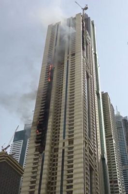 Dubai Sulafa Tower fire