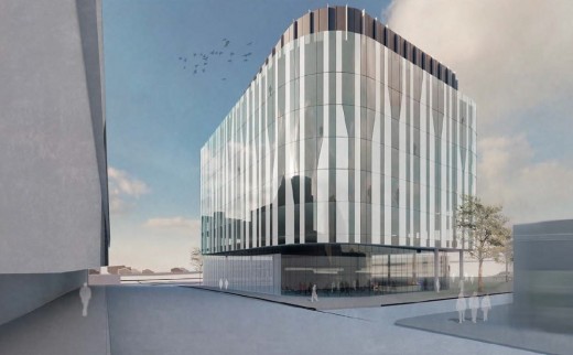 Glasgow Skypark expansion design by Sheppard Robson Architects