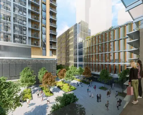 Nine Elms Over Site Development design by Grimshaw Architects