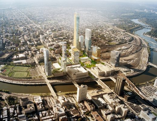 Philadelphia’s Schuylkill Yards master plan by West 8 Landscape Architects