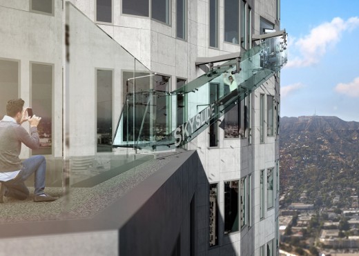 Skyslide at US Bank Tower in Los Angeles