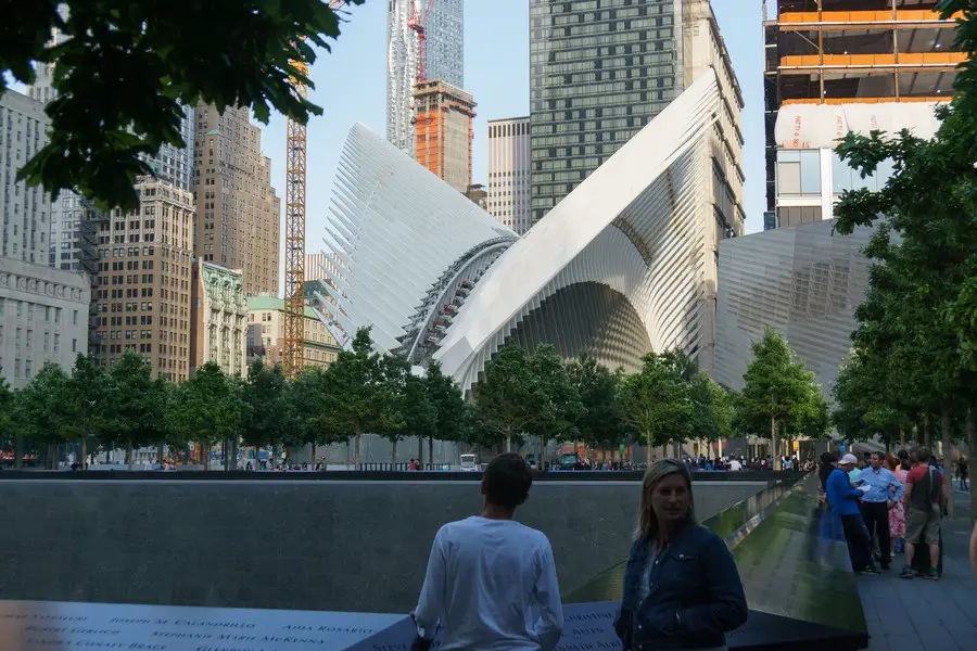 World Trade Center Transportation Hub building by Santiago Calatrava