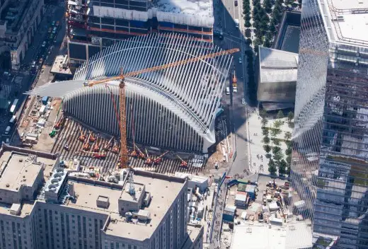 WTC transportation hub New York City by Santiago Calatrava