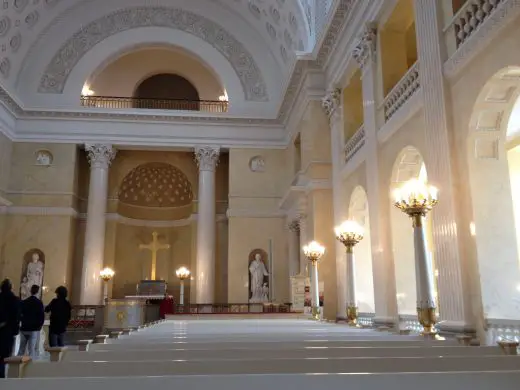 Christiansborg Slotskirke building interior Copenhagen