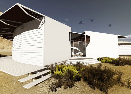 Shelters for US Soldiers fighting in Afghanistan