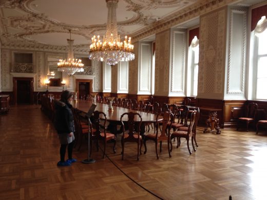 Copenhagen Parliament dining room