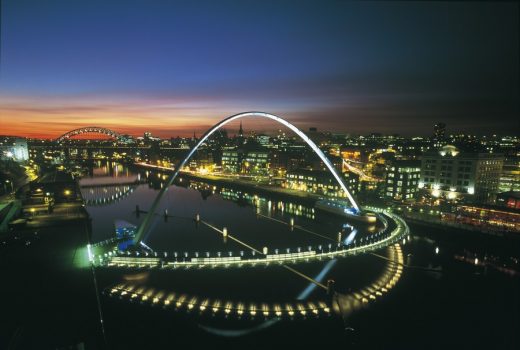 Millennium Bridge in Gateshead