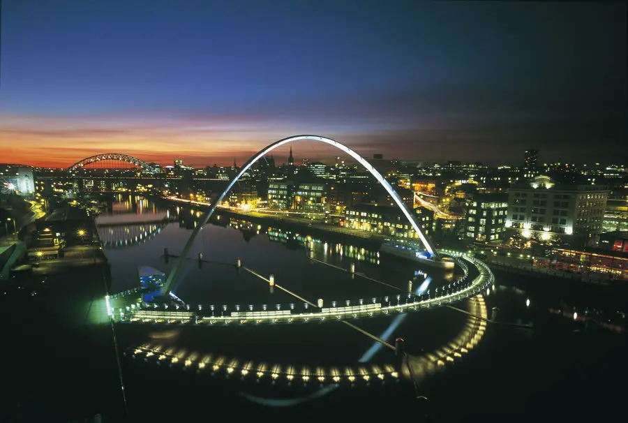 Millennium Bridge in Gateshead