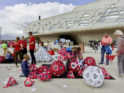 Phaeno Science Centre pop-up structures Wolfsburg