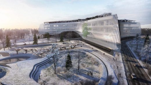 Sberbank Technopark Competition Moscow design by Zaha Hadid Architects