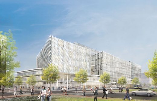 Massachusetts Higher Education Building in USA design by Behnisch Architekten