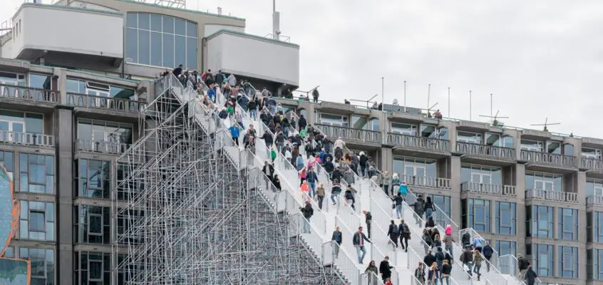 180 Steps in Rotterdam, Central Station Stairs