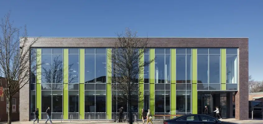 Arcadia Library and Leisure Centre in Levenshulme