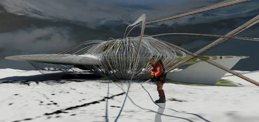 Artificial Snow Cave Emergency Shelter in Nepal