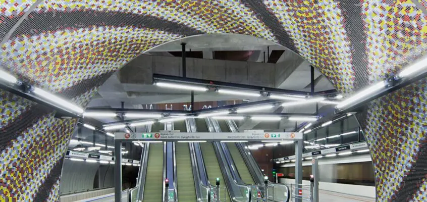 Budapest M4 Metro Stations