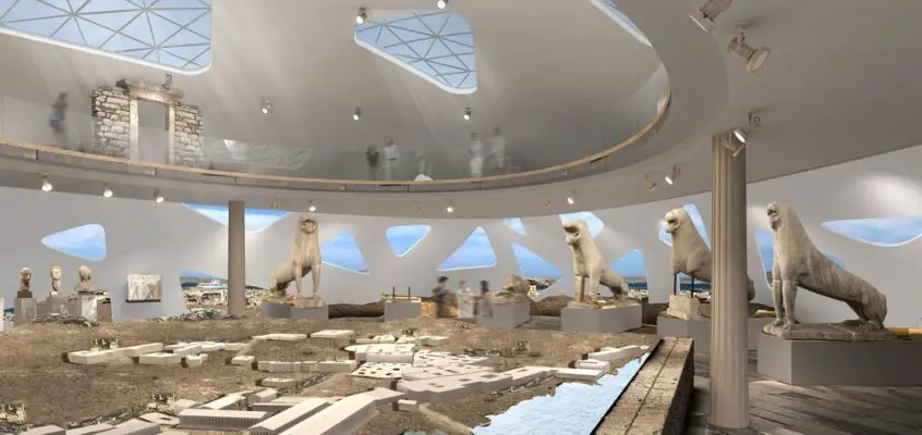 Delos Museum in Greece