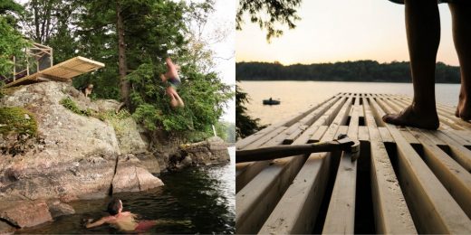 Bobs Lake Dive Platform Ontario