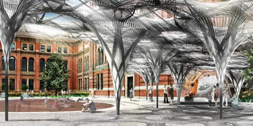 Elytra Filament Pavilion by Achim Menges at the V&A