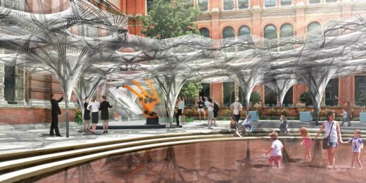 V&A Installation by Achim Menges