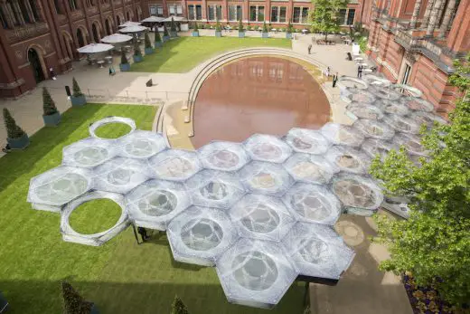 Elytra Filament Pavilion from above 