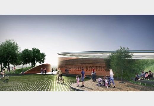 Forest Green Rovers Eco-park Design Competition by AFL Architects