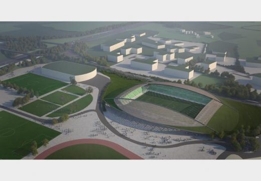 Forest Green Rovers Eco-park Design by Glenn Howells