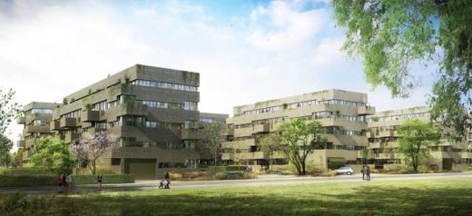 Luxembourg Housing Contest design by AZPML architects