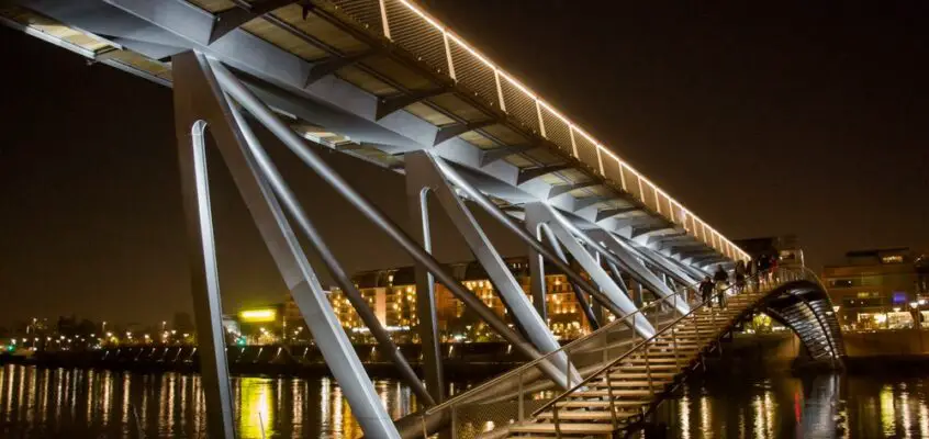 Peace Footbridge in Lyon: Dietmar Feichtinger