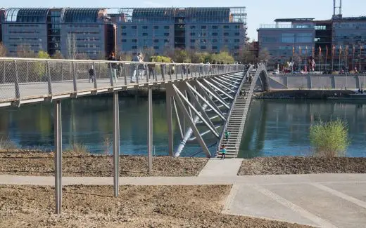 Peace Footbridge in Lyon