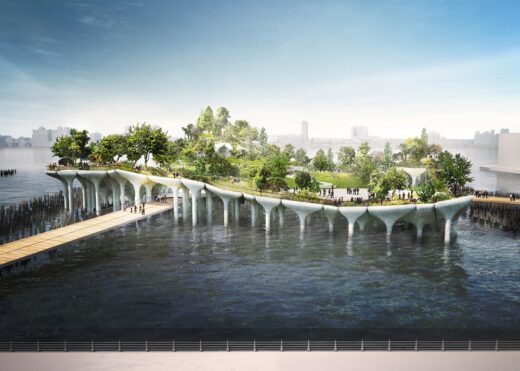 Pier 55 Hudson River Park design by Heatherwick Studio