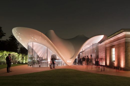 Serpentine Sackler Gallery building by Zaha Hadid Architects