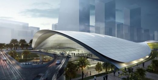 Singapore high-speed rail station building by AECOM, Architects