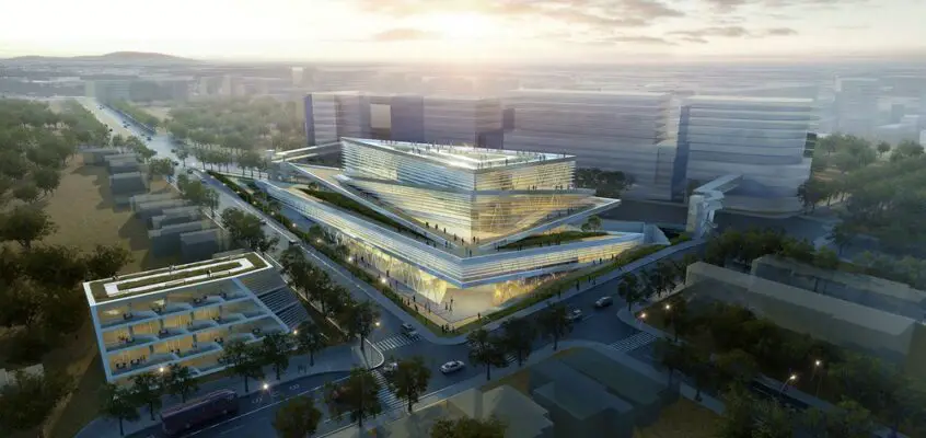 Trianglemnant Civic Center in Ryde