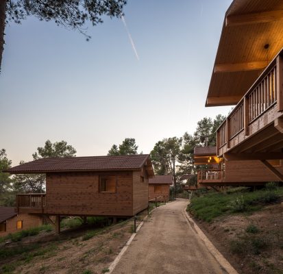 Wooden Houses in Costa Brava