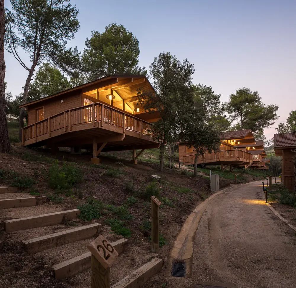 Wooden Houses in Costa Brava