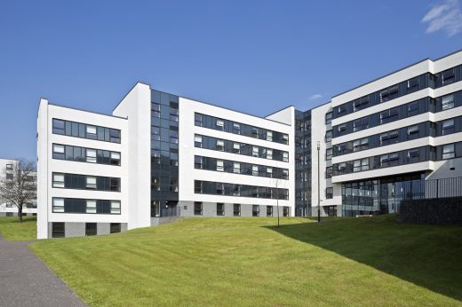 Juniper Court halls of residence Stirling University by Lewis & Hickey Architects