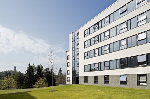 Juniper Court halls of residence Stirling University by Lewis & Hickey Architects