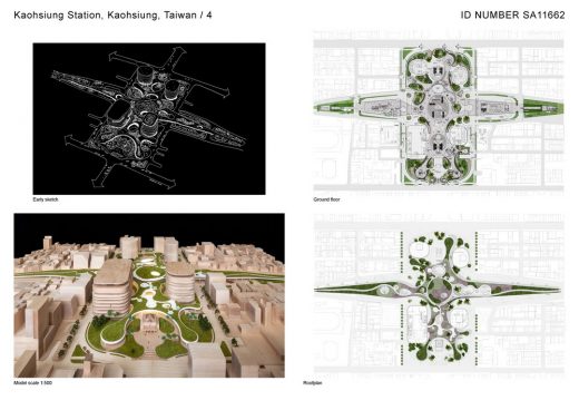 Kaohsiung Station building design by Mecanoo architecten