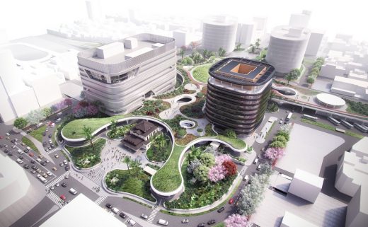 Kaohsiung Station building design by Mecanoo architecten Netherlands